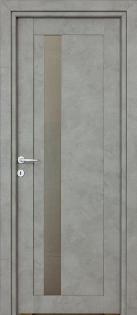 Usa interior reversibila Maya geam stone grey cu toc MDF 9 cm